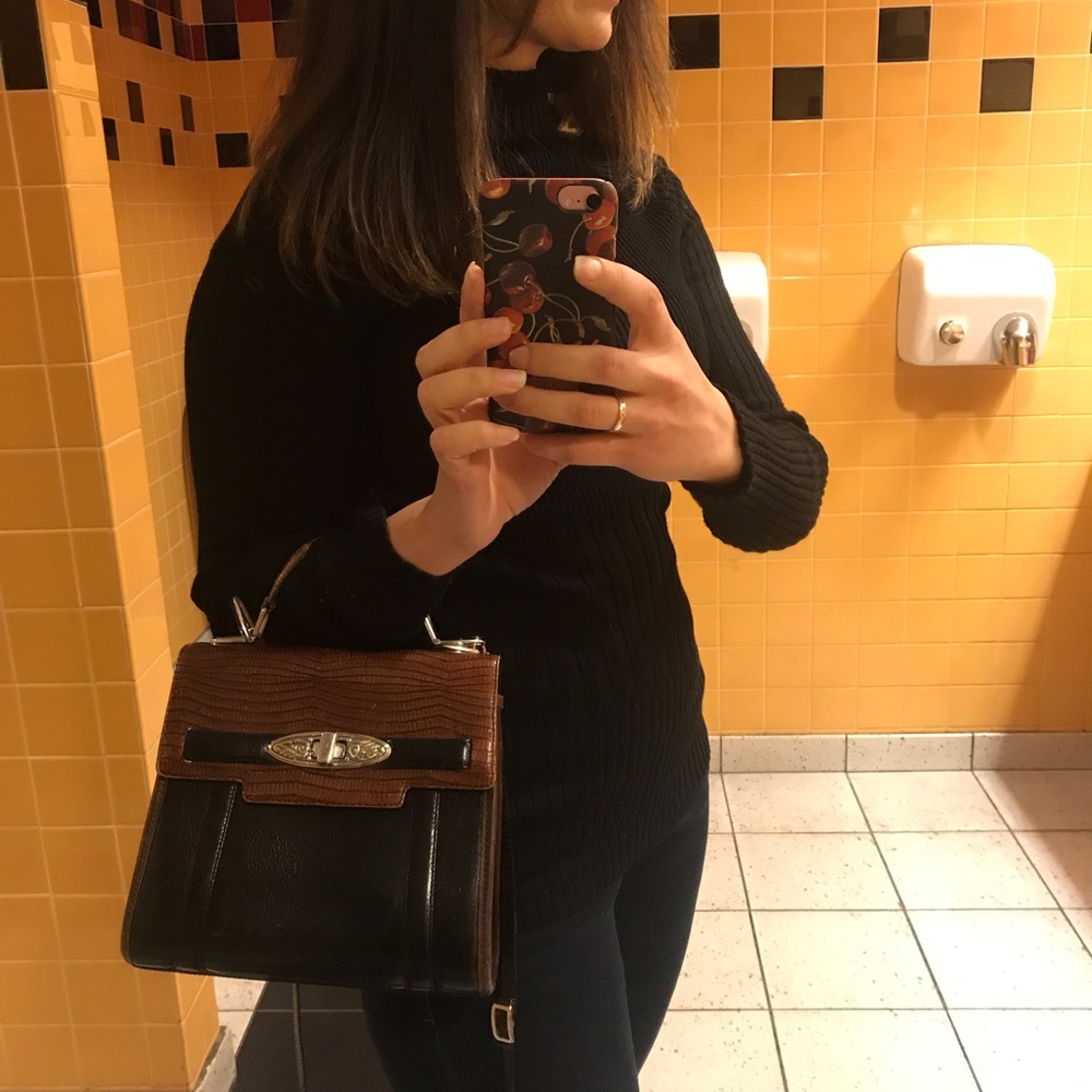 Brighton leather satchel/ crossbody